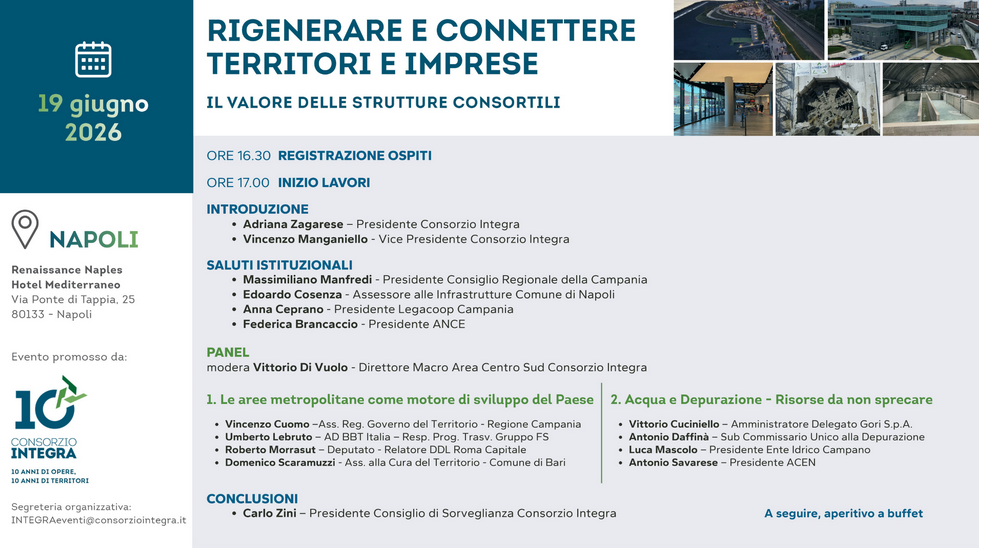 Consorzio Integra – Rigenerare e connettere territori e imprese: il valore delle strutture consortili